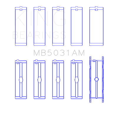 Main-Bearing-Set-For-Landrover-Efi-4.0L,-4.6L