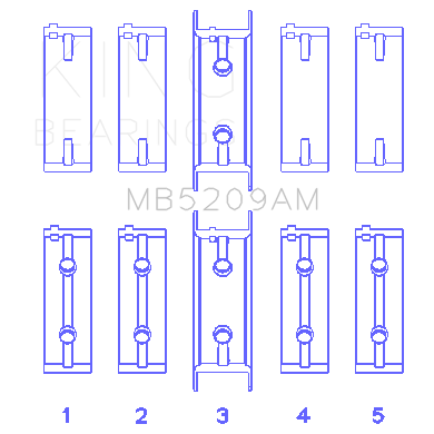 Main-Bearing-Set-For-Mitsubishi-4G6364,Dohc