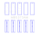 King Engine Bearings MB5373AM MAIN BEARING SET For NISSAN GA14DE, GA16DE, QG18DE