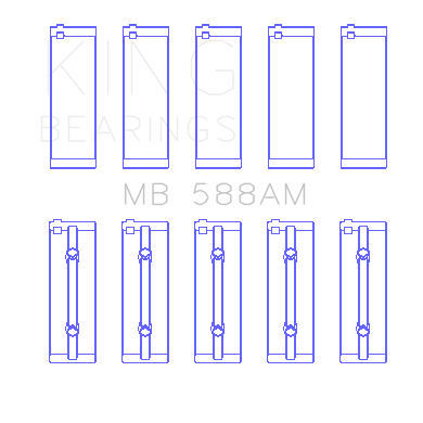 Main-Bearing-Set-For-Renault-C1e,-E7f,-K7j,-C1j,-C6j