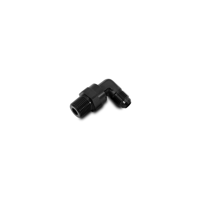 Male-An-Male-Npt-90-Degree-Swivel-Adapter-6An-To-12In-Npt-Aluminum-Black