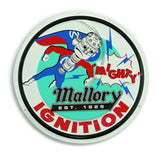 Mallory D-10  Man Metal Sign