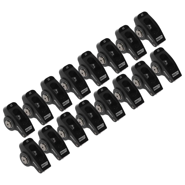 Manley 433271-16 Manley Aluminum Rocker Arm Kit-SB CHEVY 262-400 1955-86, 1.5 X 3/8"