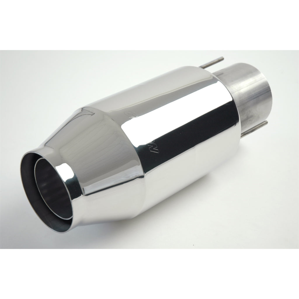 Marine-Bullet-Muffler-(Pair)-Transom-Mount---4In-Inlet11In-Length---Stainless