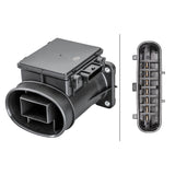 Hella 358166101 Mass Air Flow Sensor