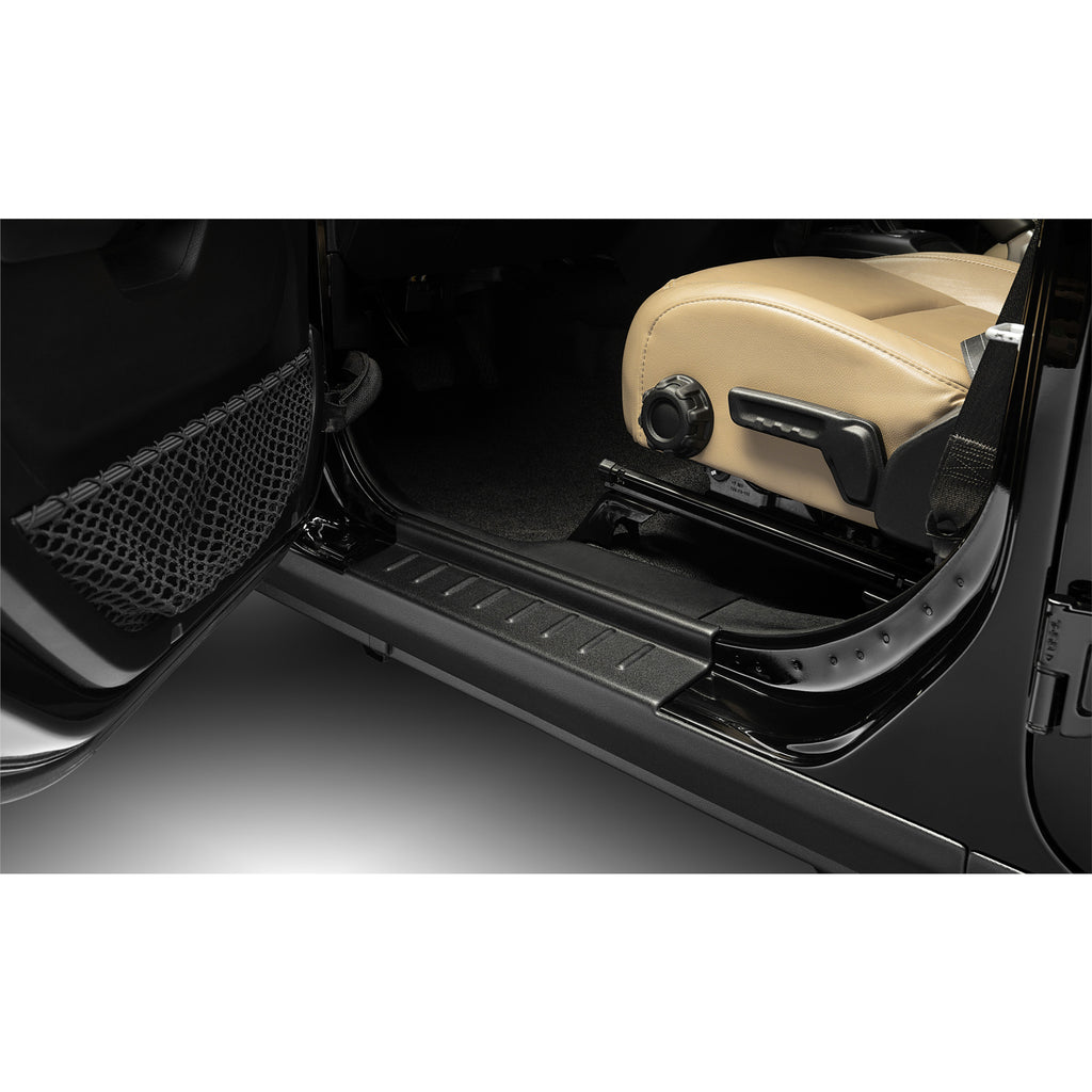 Matte-Black-Rocker-Panels-;-18-24-Wrangler-Jl-2-Door-RubiconSportSport-S