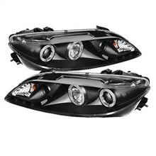 Load image into Gallery viewer, Mazda-6-03-05-With-Fog-Lights-Projector-Headlights-Led-Halo-Drl-Blk-Pro-Yd-M603-Fog-Drl-Bk