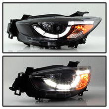 Load image into Gallery viewer, Mazda-Cx-5-13-15-Projector-Headlights---Drl-Led---Black-Pro-Yd-Mcx513-Drl-Bk
