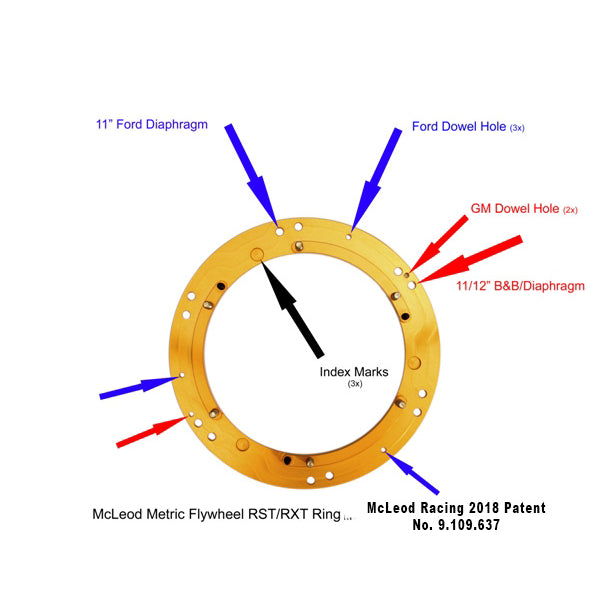 Mcleod-Rst-02-10-Mustang-4.6L-1-116-X-10-Spline-Clutch-(Fits-6.25In.-Or-Smaller-Crank-Relief)