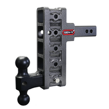 Load image into Gallery viewer, Megaduty-2In-Offset-Shank-2.5In-Rise-7.5In-Drop-2K-Tw-10K-Hitch--Dualball