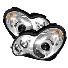 Load image into Gallery viewer, Mercedes-Benz-C-Class-01-05-4-Drprojector-Headlights-Halogen-Led-Halo-Chrm-Pro-Yd-Mbw203-Hl-C