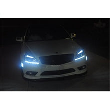 Load image into Gallery viewer, Mercedes-Benz-C-Class-08-11-Projector-Headlights-Halogen---Drl-Blk-Pro-Yd-Mbw20408-Drl-Bk