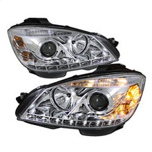 Load image into Gallery viewer, Mercedes-Benz-C-Class-08-11-Projector-Headlights-Halogen---Drl-Chrm-Pro-Yd-Mbw20408-Drl-C