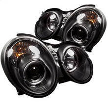 Load image into Gallery viewer, Mercedes-Benz-Clk-98-02-Projector-Headlights-Halogen-Model--Led-Halo-Blk-Pro-Yd-Mbclk98-Hl-Bk