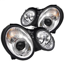 Load image into Gallery viewer, Mercedes-Benz-Clk-98-02-Projector-Headlights-Halogen-Model--Led-Halo-Chrm-Pro-Yd-Mbclk98-Hl-C