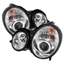 Load image into Gallery viewer, Mercedes-Benz-E-Class-00-02-Projector-Headlights-Led-Halo-Chrm-Pro-Yd-Mbw21099-Hl-C