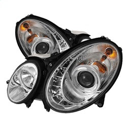 Mercedes-Benz-E-Class-03-06-Projector-Headlights-Halogen---Drl-Chrm-Pro-Yd-Mbw21103-Drl-C