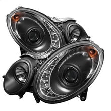 Load image into Gallery viewer, Mercedes-Benz-E-Class-07-09-Projector-Headlights-Halogen---Drl-Blk-Pro-Yd-Mbw21107-Drl-Bk