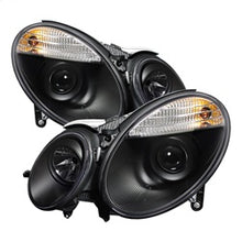 Load image into Gallery viewer, Mercedes-Benz-E-Class-07-09-Projector-Headlights-Halogen-Model-Only---Blk-Pro-Yd-Mbw21107-Bk