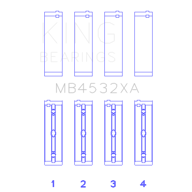 Mercedes-Benz-Om-642.82236910203070-(Size-0.25Mm)-Main-Bearing-Set