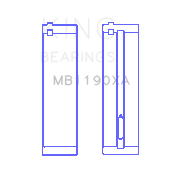 Load image into Gallery viewer, Mercedes-Benz-Om611.960981821962966-(Size-0.25Mm)-Main-Bearing-Set
