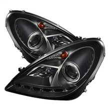 Load image into Gallery viewer, Mercedes-Benz-Slk-05-10-Projector-Headlights-Halogen-Model--Drl-Blk-Pro-Yd-Mbslk05-Drl-Bk