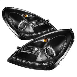 Mercedes-Benz-Slk-05-10-Projector-XenonHid-Model--Drl-Blk-Pro-Yd-Mbslk05-Hid-Drl-Bk