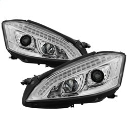 Mercedes-W221-S-Class-07-09-Headlights---Hid-Model-Only---Chrome-Pro-Yd-Mbw22107-Hid-Drl-C