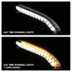 Mercedes-W221-S-Class-07-09-Headlights---Hid-Model-Only---Chrome-Pro-Yd-Mbw22107-Hid-Drl-C