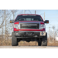 Load image into Gallery viewer, Mesh-Grille-30-Inch-Dual-Row-Led-Chrome-White-Drl-09-14-Ford-F-150-Rough-Country