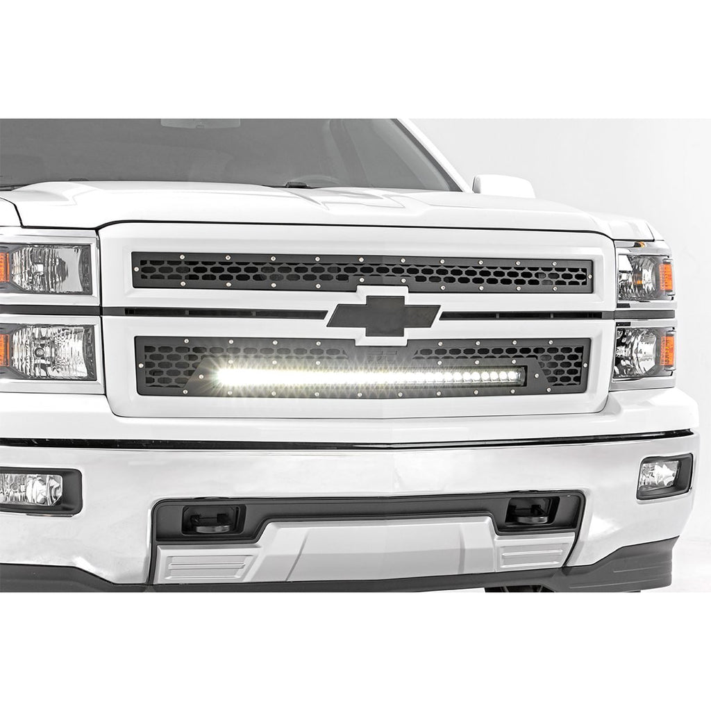 Mesh-Grille-W30-Inch-Black-Series-Led-14-15-Silverado-1500-Rough-Country