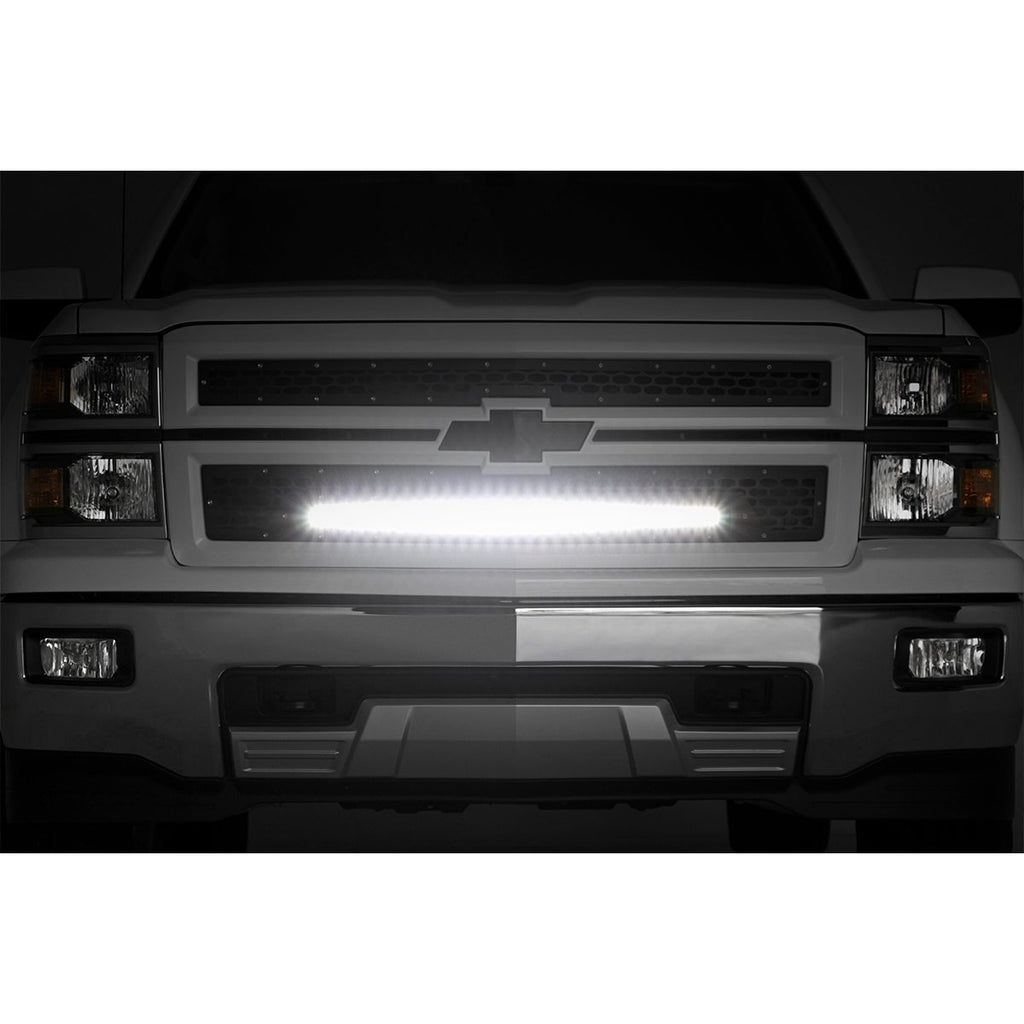 Mesh-Grille-W30-Inch-Black-Series-Led-14-15-Silverado-1500-Rough-Country