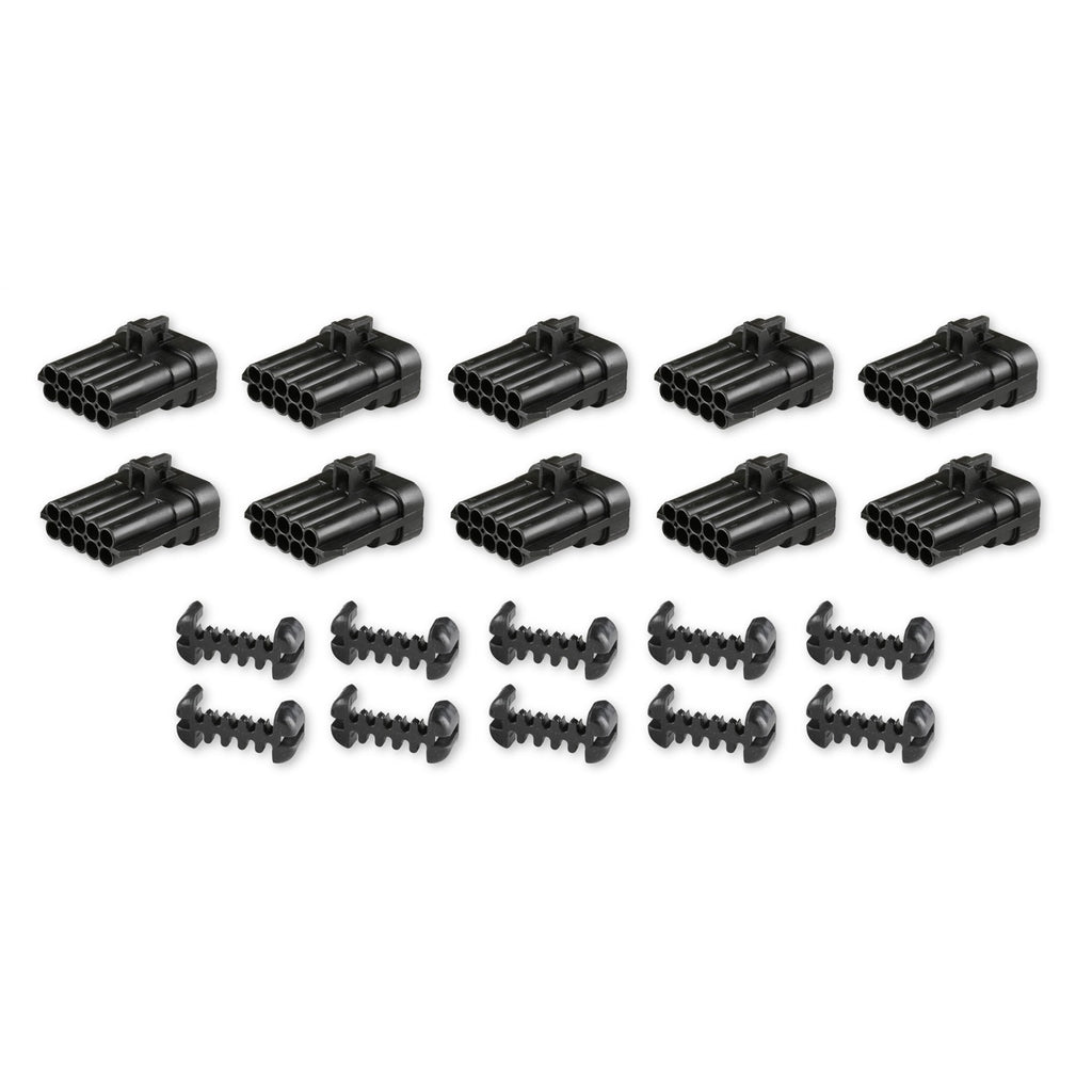 Metripack,-10-Cavity,-Male,-Black