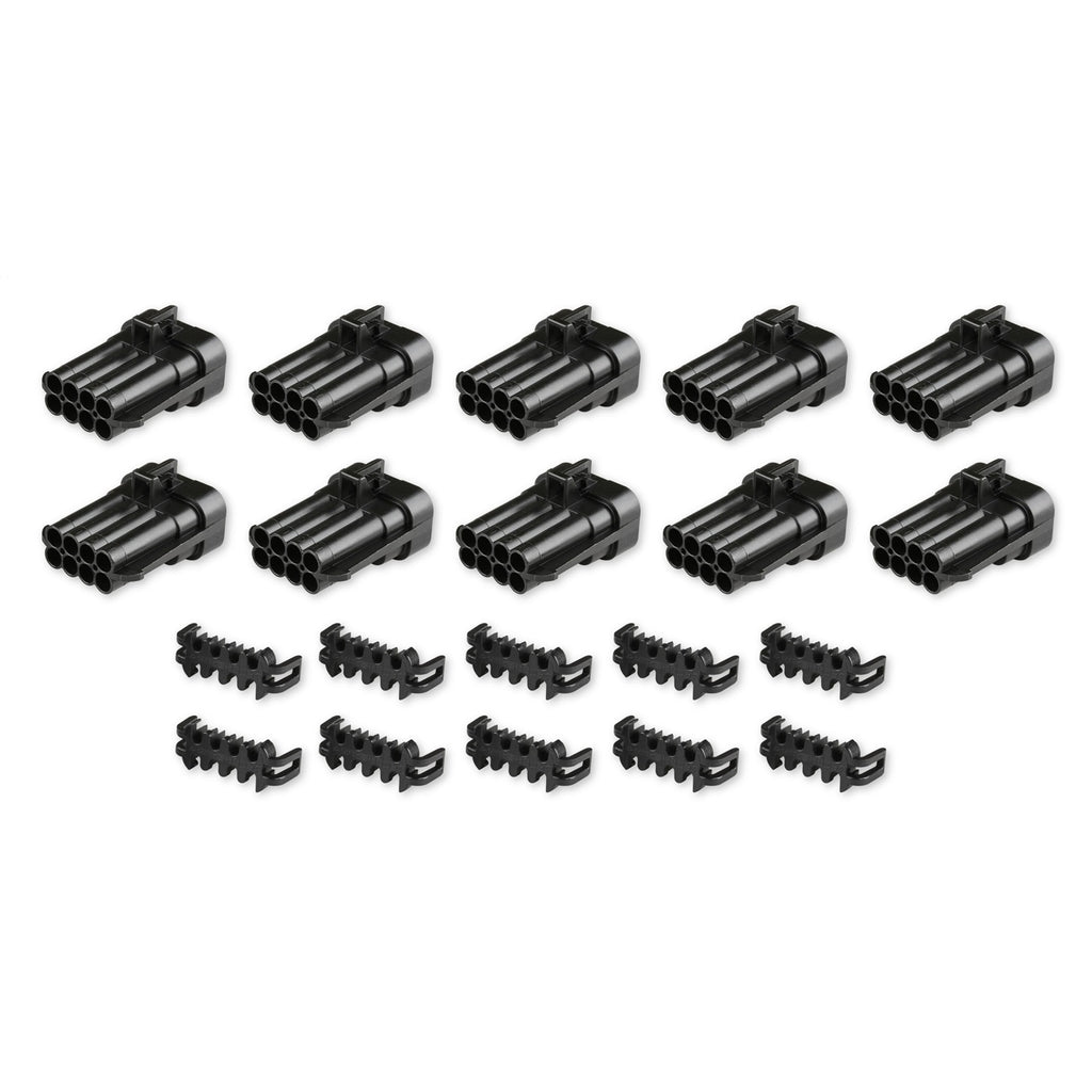 Metripack,-8-Pin,-Male,-Black-(10-Pack)