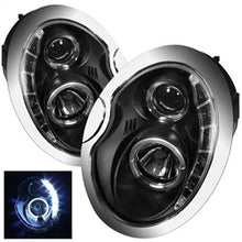 Load image into Gallery viewer, Mini-Cooper-02-06-Projector-Headlights-Drl-Black-High-H1-Low-H1-Pro-Yd-Mc02-Drl-Bk
