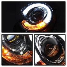 Load image into Gallery viewer, Mini-Cooper-2010-2012-Projector-Headlights-XenonHid-Model--Drl-Blk-Pro-Yd-Mc07-Hid-Drl-Bk