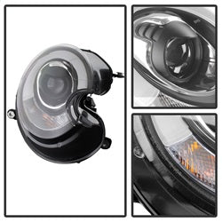 Mini-Cooper-2010-2012-Projector-Headlights-XenonHid-Model--Drl-Blk-Pro-Yd-Mc07-Hid-Drl-Bk
