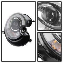 Load image into Gallery viewer, Mini-Cooper-2010-2012-Projector-Headlights-XenonHid-Model--Drl-Blk-Pro-Yd-Mc07-Hid-Drl-Bk