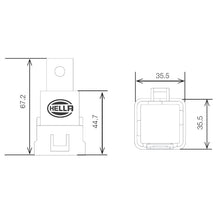 Load image into Gallery viewer, Mini-Iso-Relay-12V-Spdt-W-Mounting-Bracket-(Minimum-Order-Qty-150)