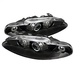 Mitsubishi-Eclipse-95-96-Projector-Headlights-Led-Halo-Black-High-H1-Low-H1-Pro-Yd-Me95-Hl-Bk