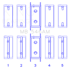 Load image into Gallery viewer, Mitsubishi-G25b4G544G53-(Size-0.75Mm)-Main-Bearing-Set