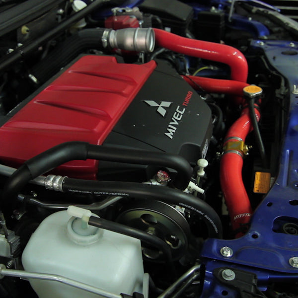 Mitsubishi-Lancer-Evolution-X-Silicone-Radiator-Hose-Kit,-2008