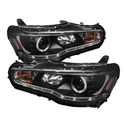 Mitsubishi-LancerEvo-10-08-14-Projector-XenonHid--Led-Halo-Drl-Blk-Pro-Yd-Ml08-Hid-Drl-Bk