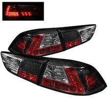 Load image into Gallery viewer, Mitsubishi-LancerEvolution-X-08-14-Led-Tail-Lights-Blk-Alt-Yd-Mitevo1008-Led-Bk