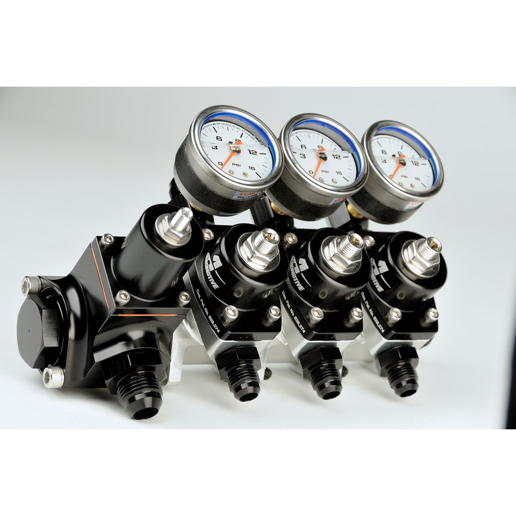 Modular-Fuel-Pressure-Regulator---2-X-An-06-Outlet-And-2-X-An-10-Inlet-Ports