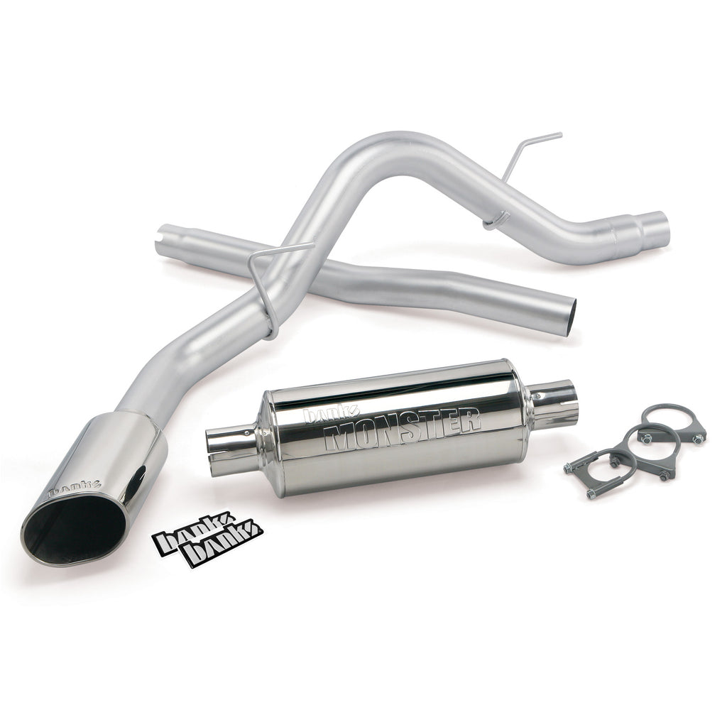 Monster-Exhaust-System,-3-Inch-Single-Exit,-Chrome-Tip