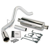 Banks Power 48724 Monster Exhaust System, 3.5-inch Single Exit, Chrome Round Tip