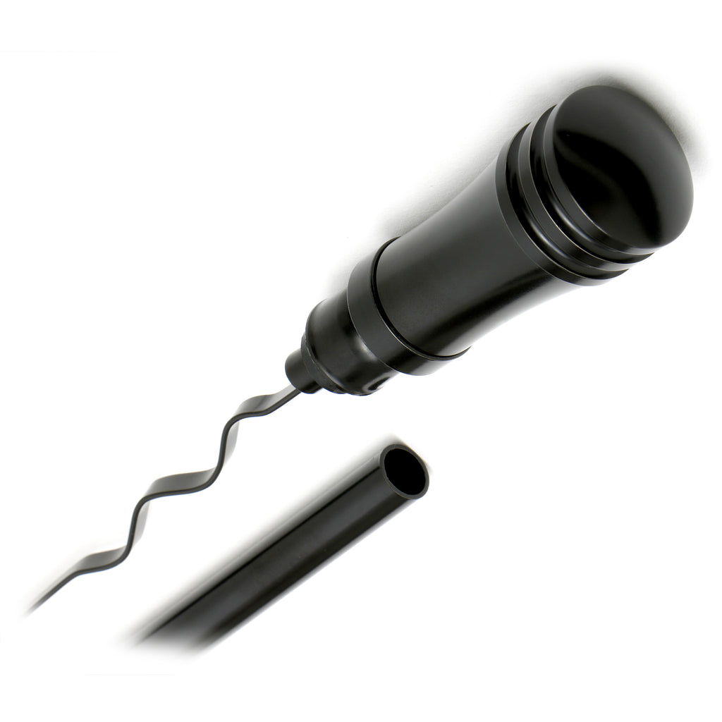 Mopar-383440-Bb-Engine-Oil-Dipstick-Aluminum-Handle-Steel-StickTube-23In-Long-Black