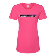 Load image into Gallery viewer, Moparty-Ladies-Logo-Tee---Fuchsia-F