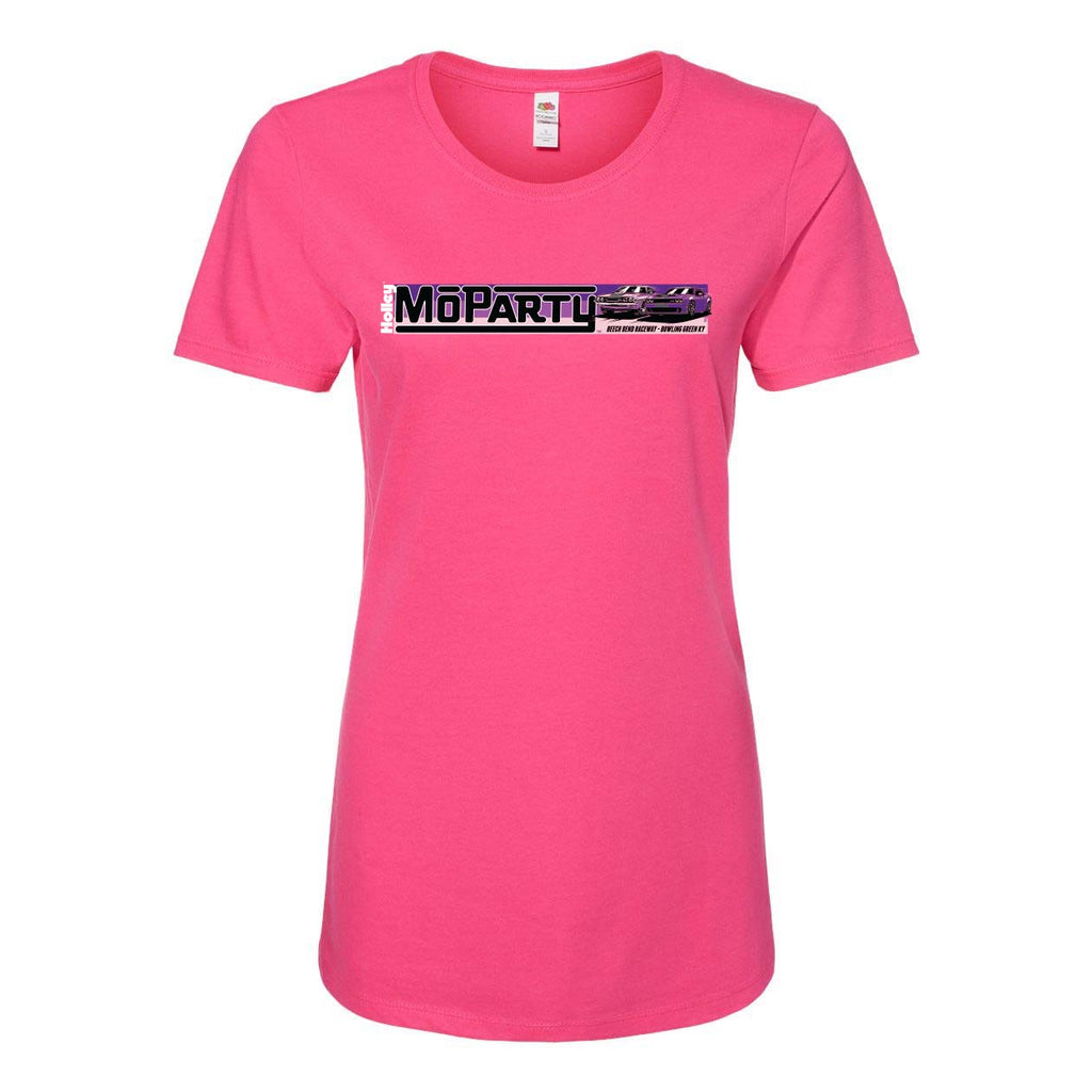 Moparty-Ladies-Logo-Tee---Fuchsia-F